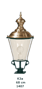 Top-monteret lamper